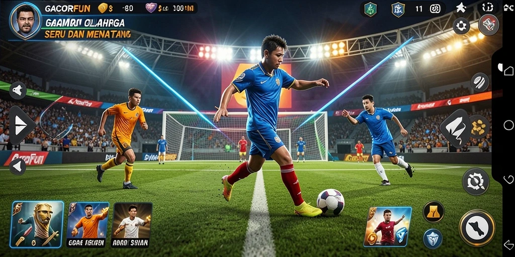 Screenshot GACORFUN menampilkan gameplay yang seru dan menantang.