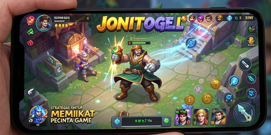 Tampilan gameplay yang intens dan strategis di JONITOGEL.