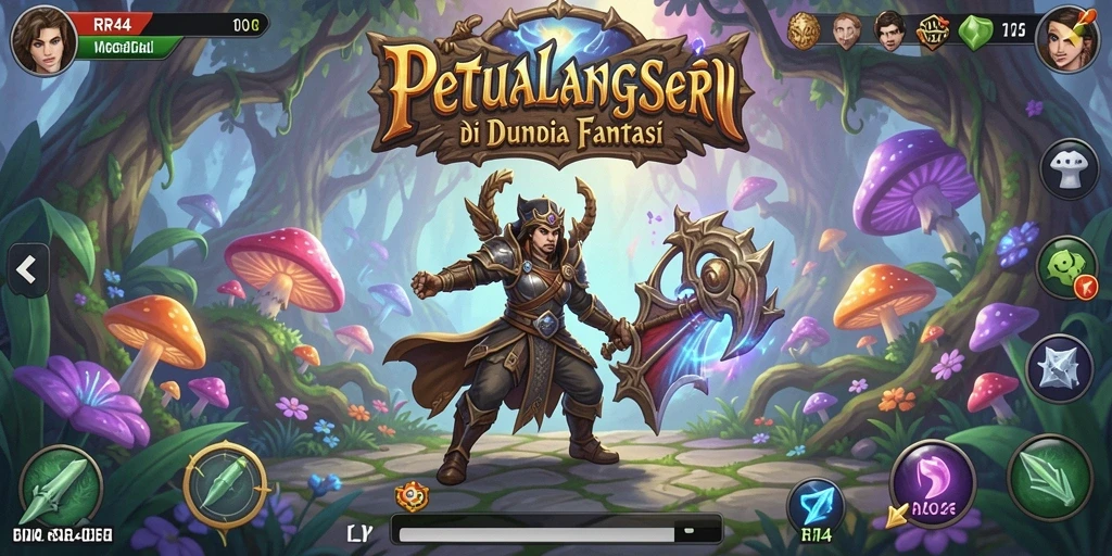 Screenshot gameplay <strong>RR44</strong> menampilkan aksi petualangan seru.