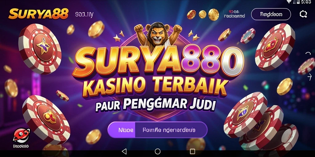 Tampilan permainan Kasino yang seru di SURYA88 dengan berbagai pilihan permainan.